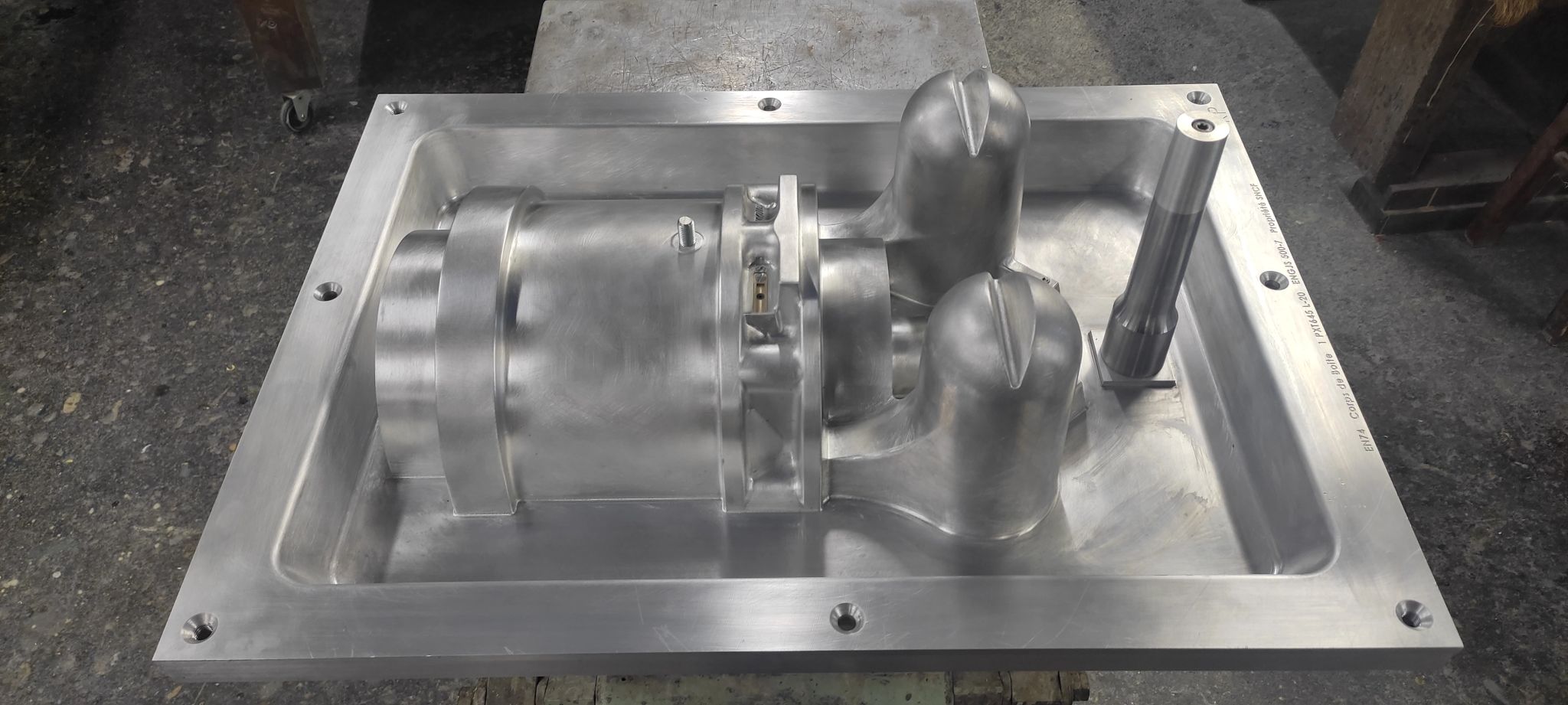 Outillage aluminium corps turbine
